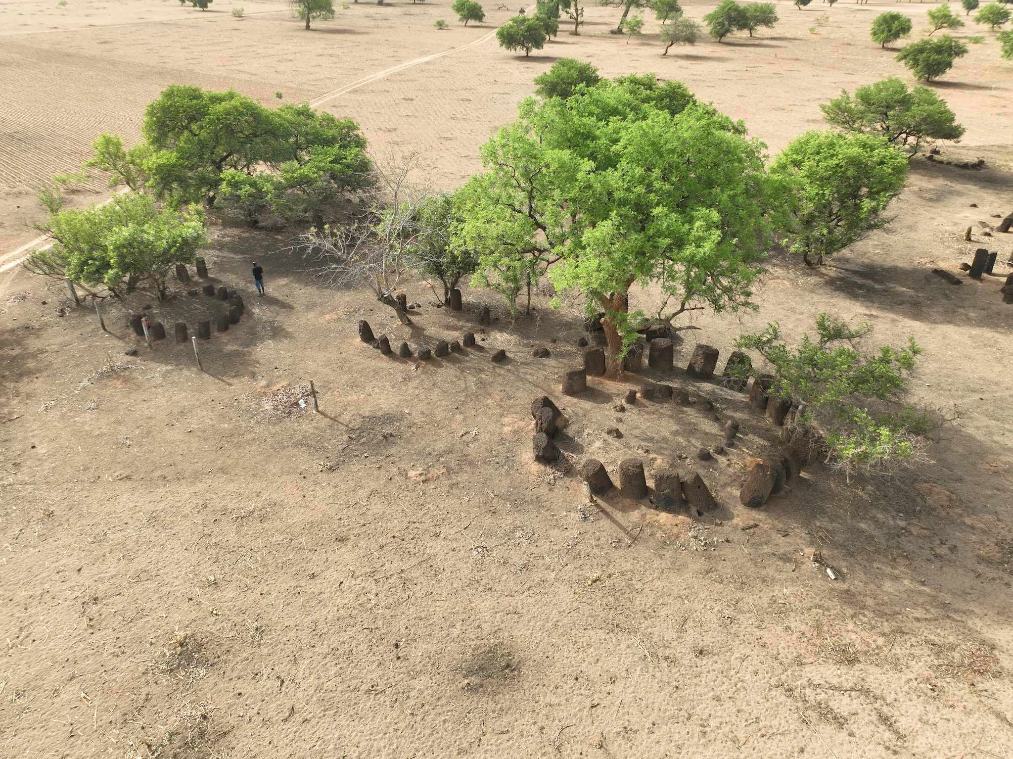 Photograph of a megalithic site verified by the MAEASaM URICA-IFAN team in the region of Kafferine, Senegal